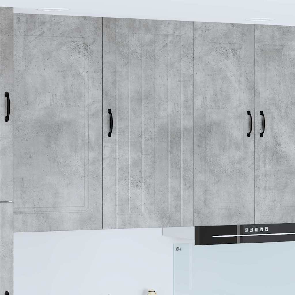 Keukenkast aan de muur met plank Beton Grijs 50 x 31 x 100 cm