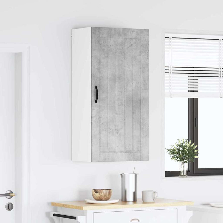 Keukenkast aan de muur met plank Beton Grijs 50 x 31 x 100 cm