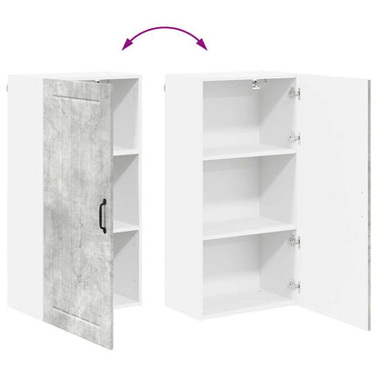 Keukenkast aan de muur met plank Beton Grijs 50 x 31 x 100 cm