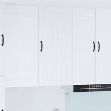 Keukenkast aan de muur met plank Hoogglans wit 50 x 31 x 100 cm