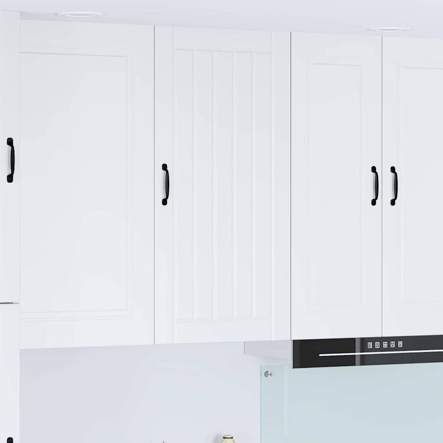 Keukenkast aan de muur met plank Hoogglans wit 50 x 31 x 100 cm