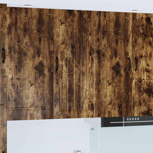 Keukenkast aan de muur met plank Gerookt eiken 50 x 31 x 100 cm
