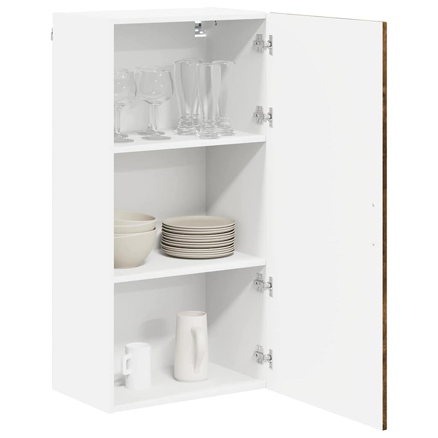 Keukenkast aan de muur met plank Gerookt eiken 50 x 31 x 100 cm