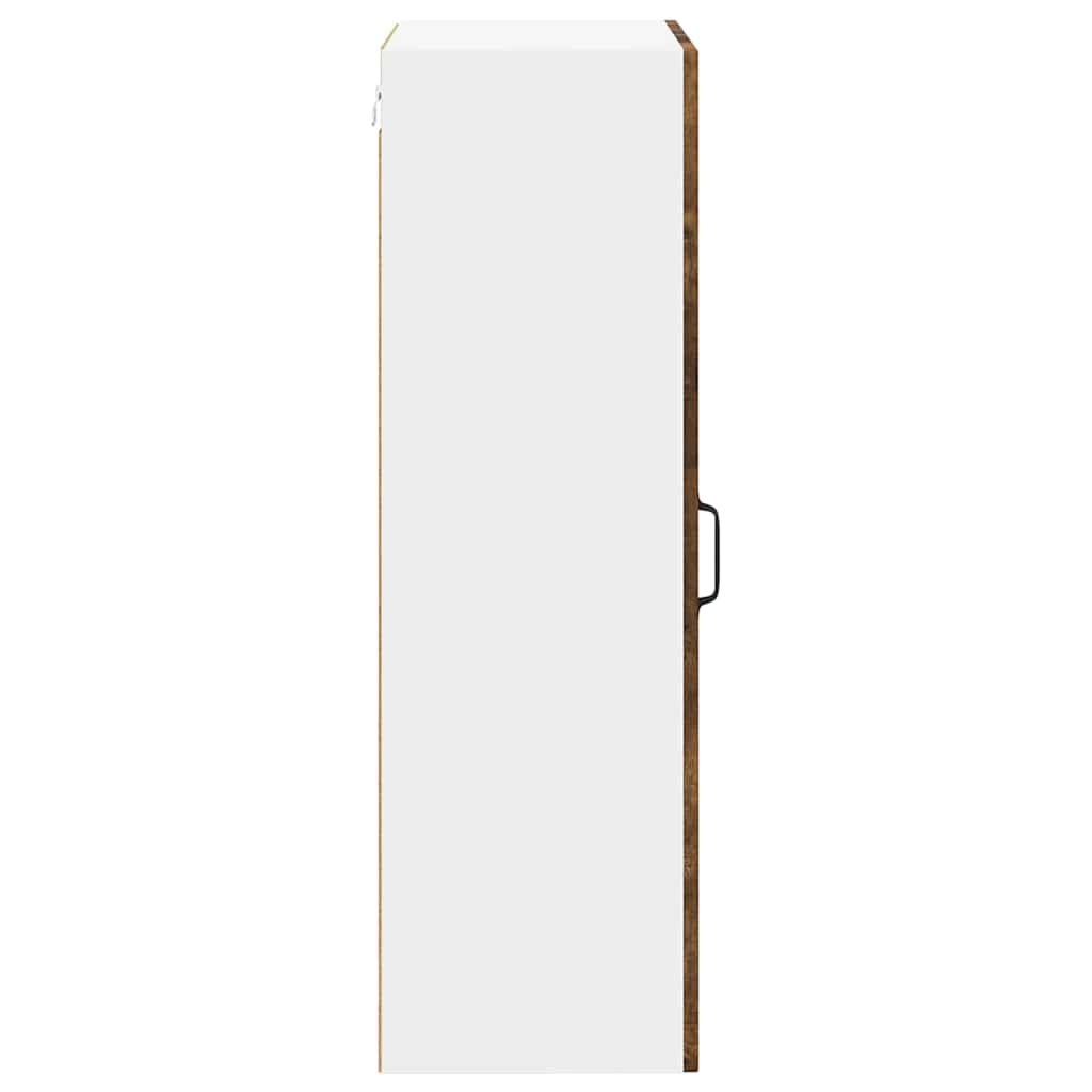 Keukenkast aan de muur met plank Gerookt eiken 50 x 31 x 100 cm