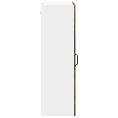 Keukenkast aan de muur met plank Gerookt eiken 50 x 31 x 100 cm
