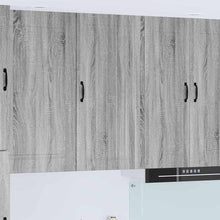 Keukenkast aan de muur met plank Grijs Sonoma 50 x 31 x 100 cm
