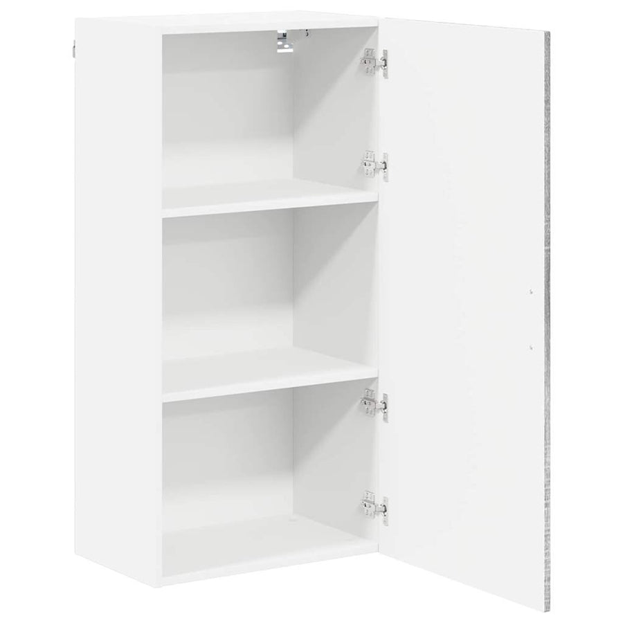 Keukenkast aan de muur met plank Grijs Sonoma 50 x 31 x 100 cm