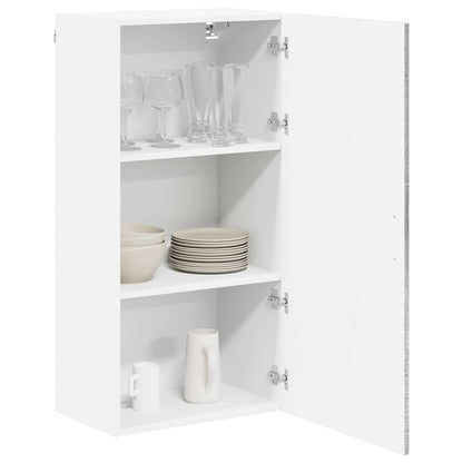 Keukenkast aan de muur met plank Grijs Sonoma 50 x 31 x 100 cm