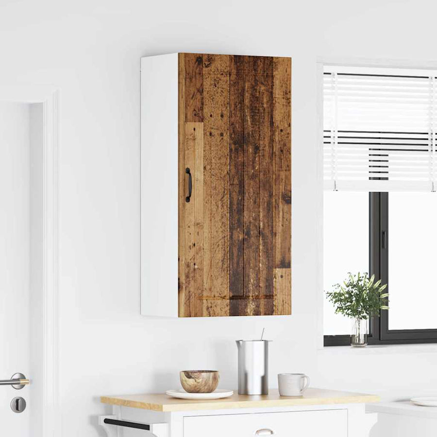 Keukenkast aan de muur Oud Hout 50 x 31 x 100 cm Bewerkt hout