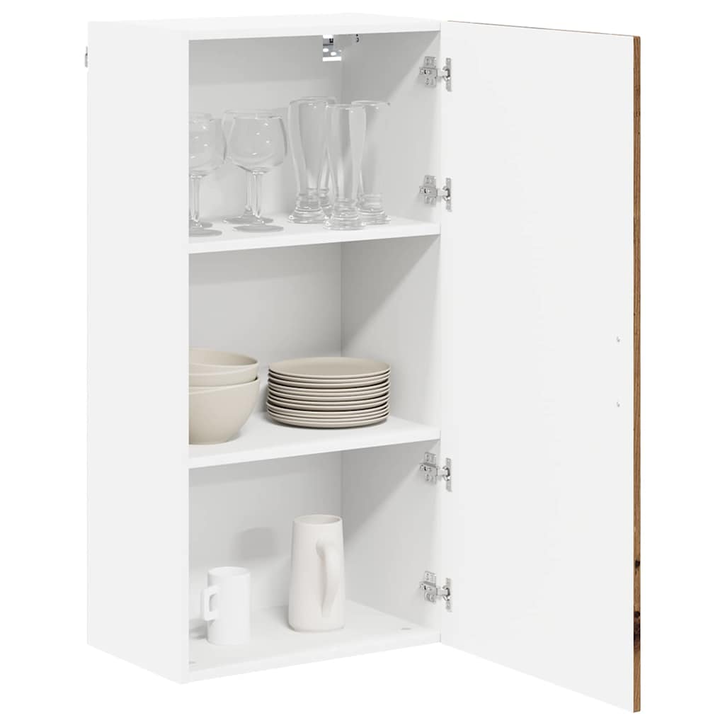 Keukenkast aan de muur Oud Hout 50 x 31 x 100 cm Bewerkt hout