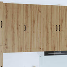 Keukenkast 50x31x100 cm eiken