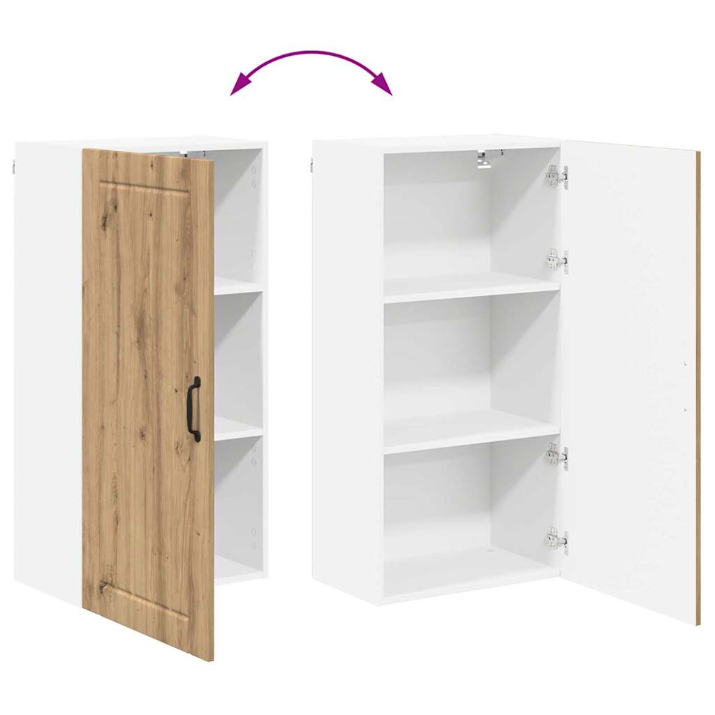 Keukenkast aan de muur met plank Artisan Eiken 50 x 31 x 100 cm