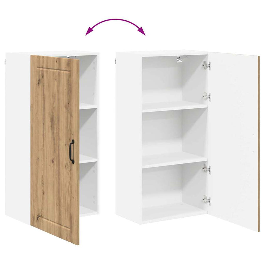 Keukenkast aan de muur met plank Artisan Eiken 50 x 31 x 100 cm