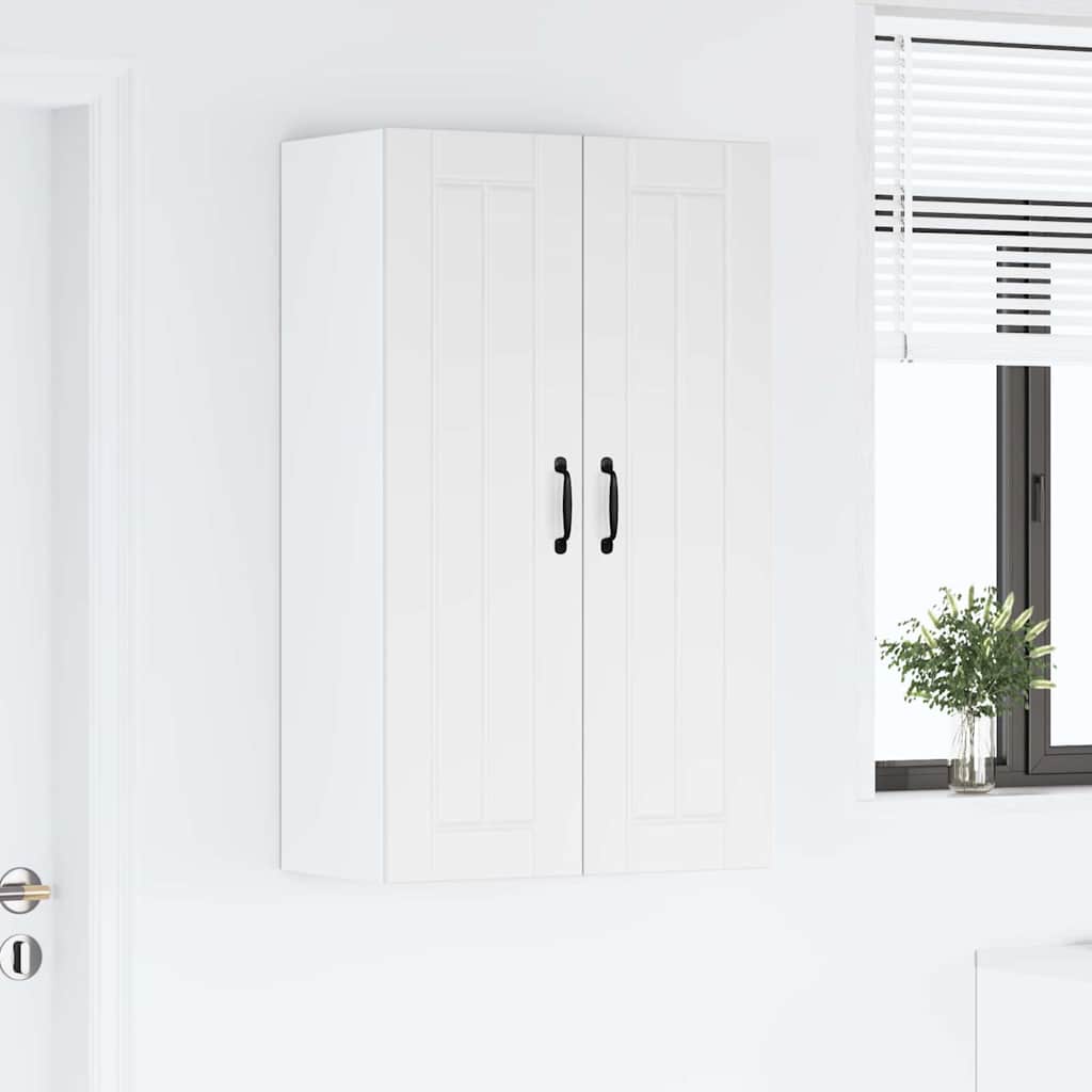 Keukenkast aan de muur Wit 60 x 31 x 100 cm Bewerkt hout
