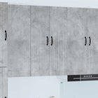 Keukenkast 60x31x100 cm beton grijs bewerkt hout