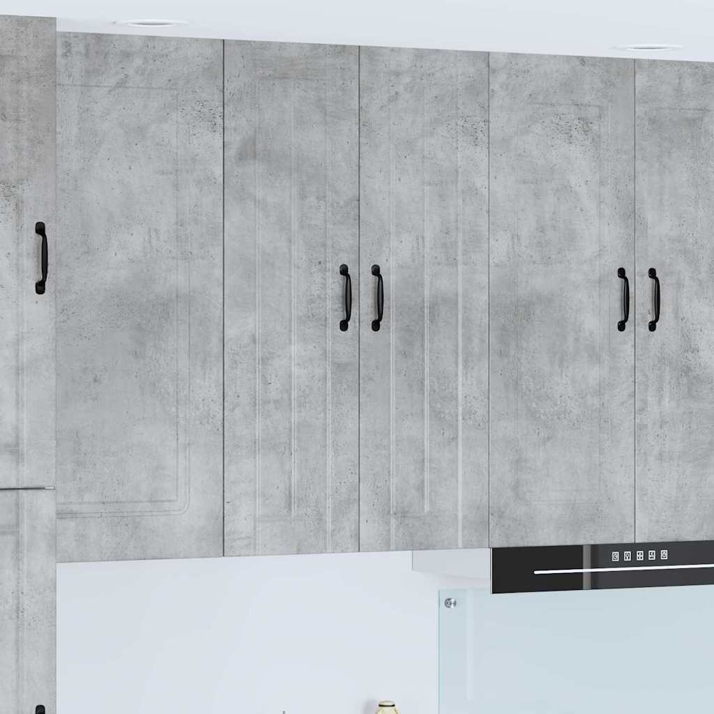 Keukenkast aan de muur met plank Beton Grijs 60 x 31 x 100 cm