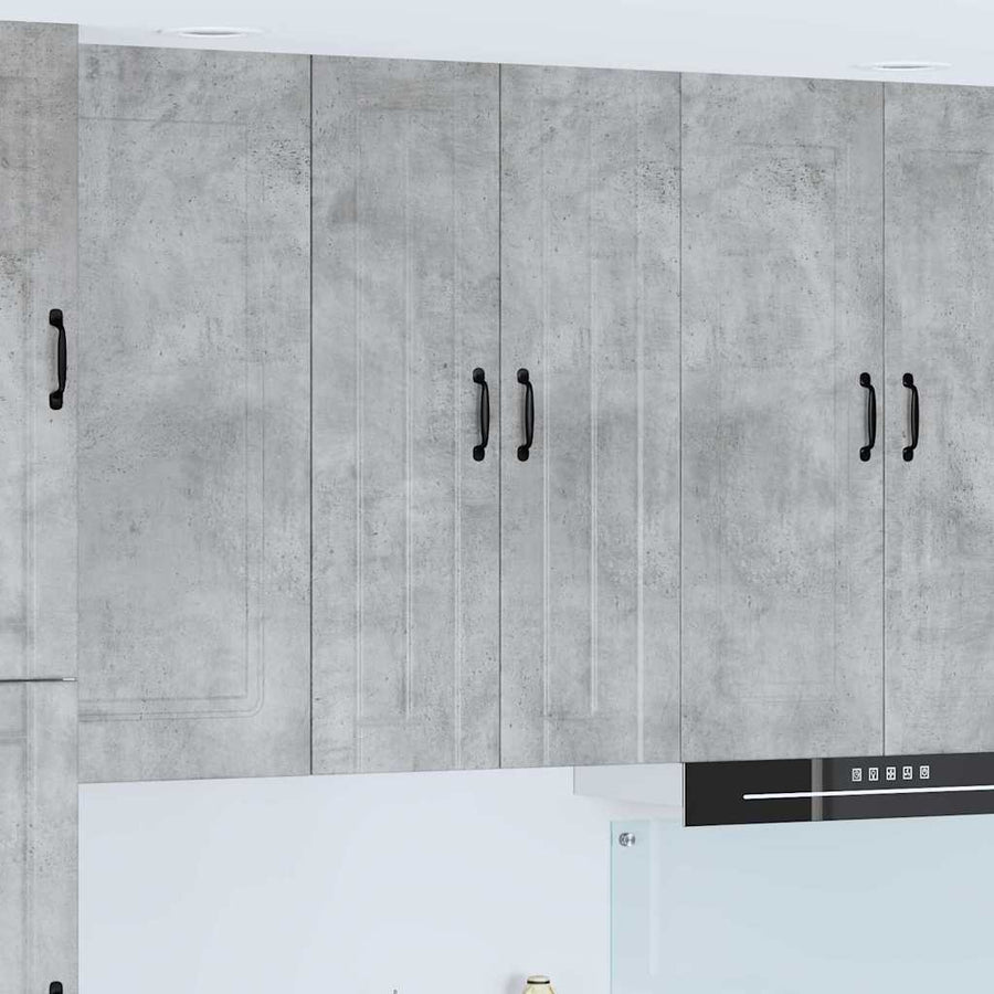 Keukenkast aan de muur met plank Beton Grijs 60 x 31 x 100 cm