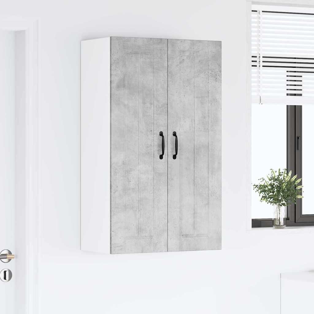 Keukenkast aan de muur met plank Beton Grijs 60 x 31 x 100 cm