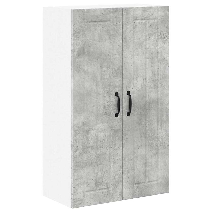 Keukenkast aan de muur met plank Beton Grijs 60 x 31 x 100 cm