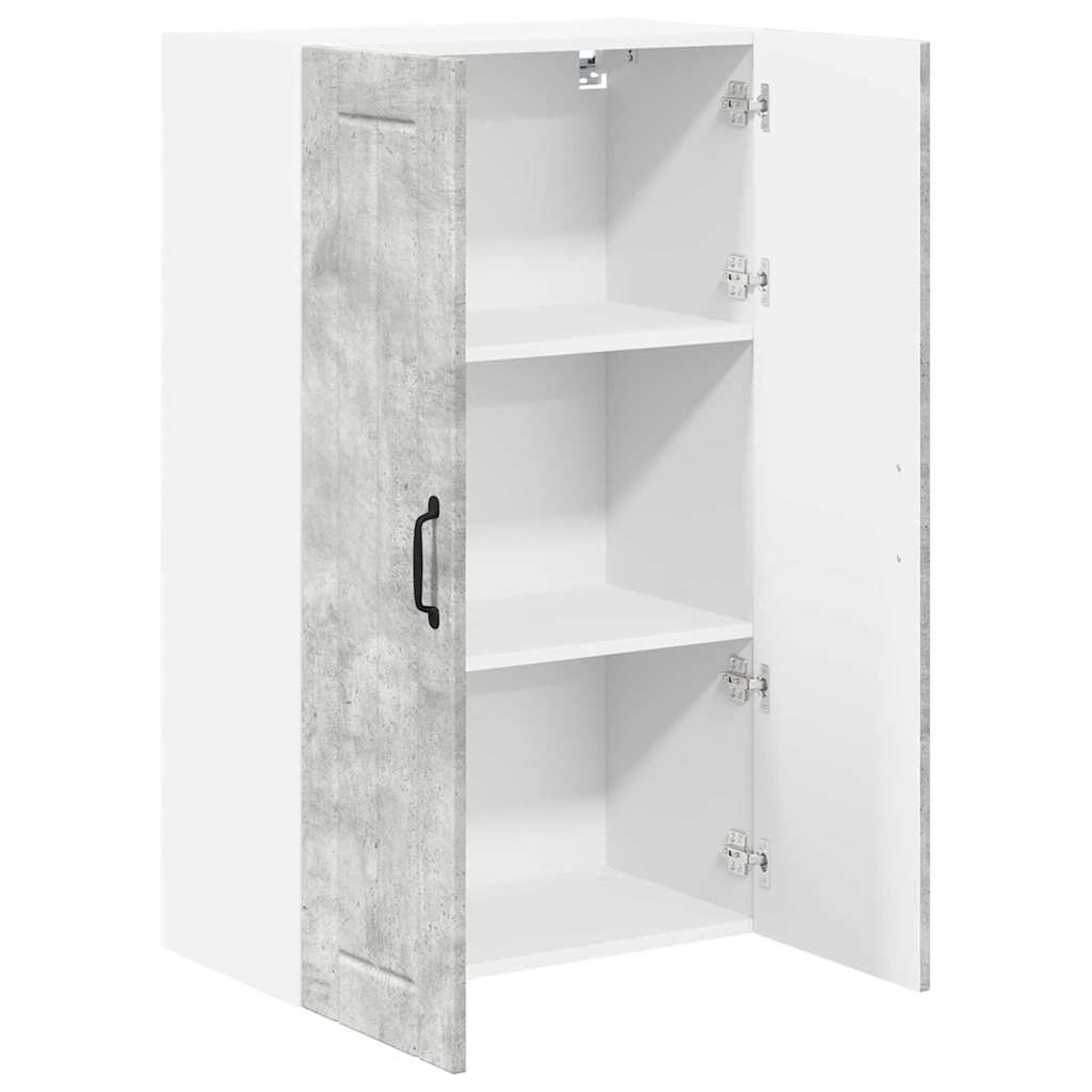 Keukenkast aan de muur met plank Beton Grijs 60 x 31 x 100 cm