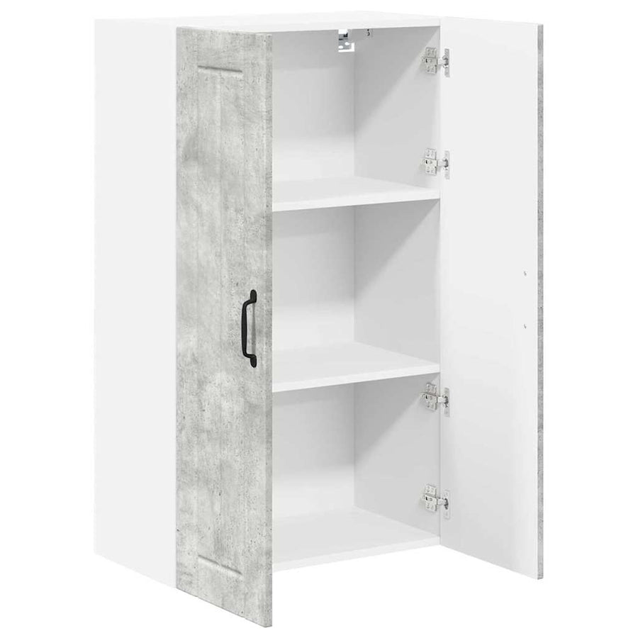 Keukenkast aan de muur met plank Beton Grijs 60 x 31 x 100 cm