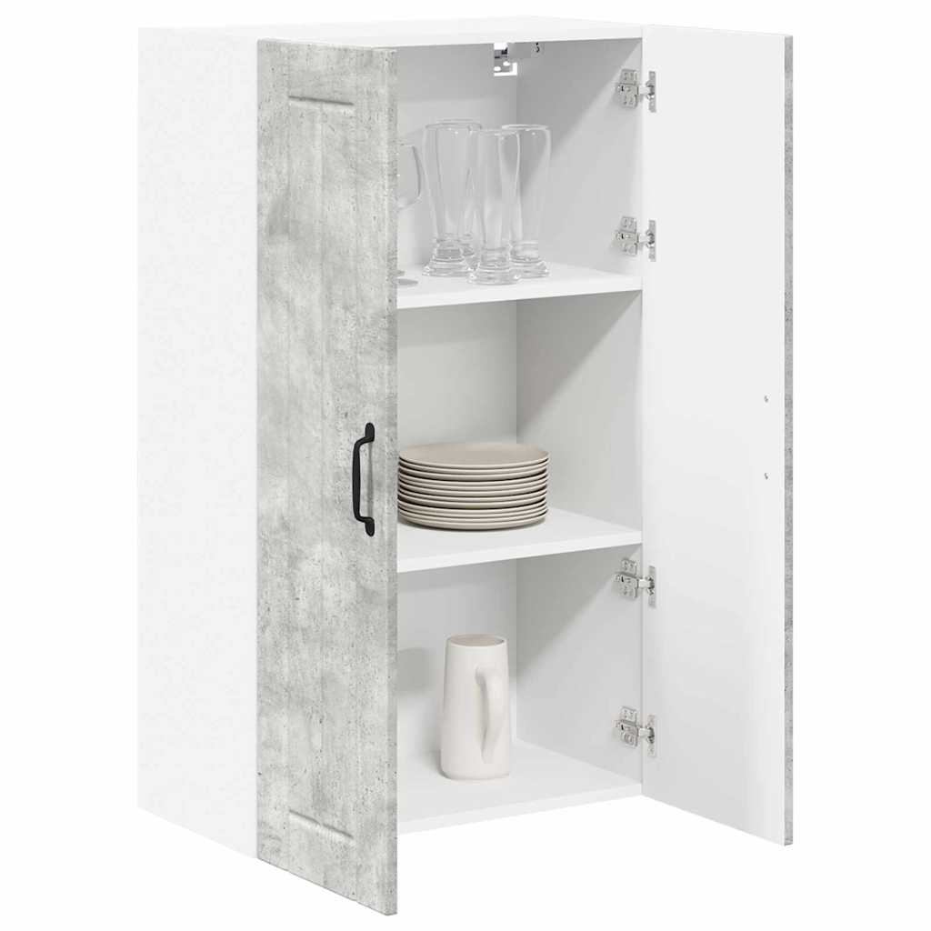 Keukenkast aan de muur met plank Beton Grijs 60 x 31 x 100 cm