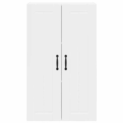 Keukenkast aan de muur met plank Hoogglans wit 60 x 31 x 100 cm