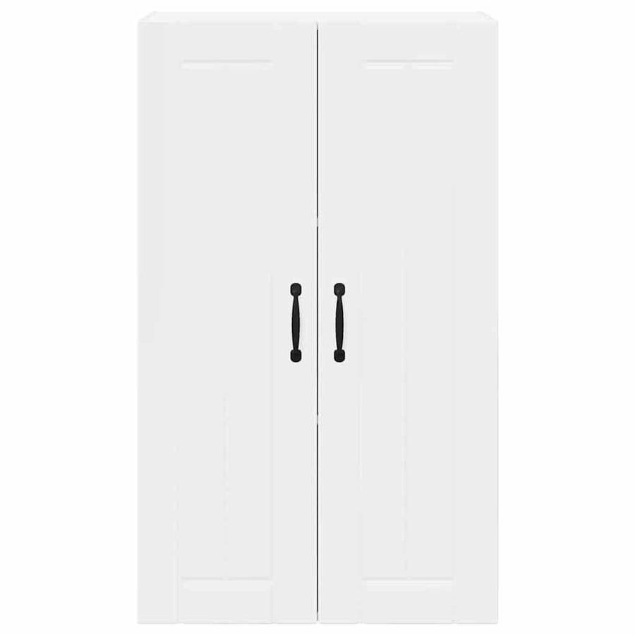 Keukenkast aan de muur met plank Hoogglans wit 60 x 31 x 100 cm