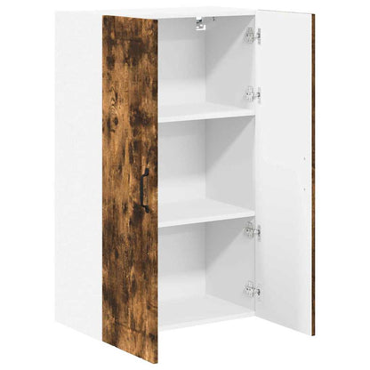 Keukenkast aan de muur met plank Gerookt eiken 60 x 31 x 100 cm
