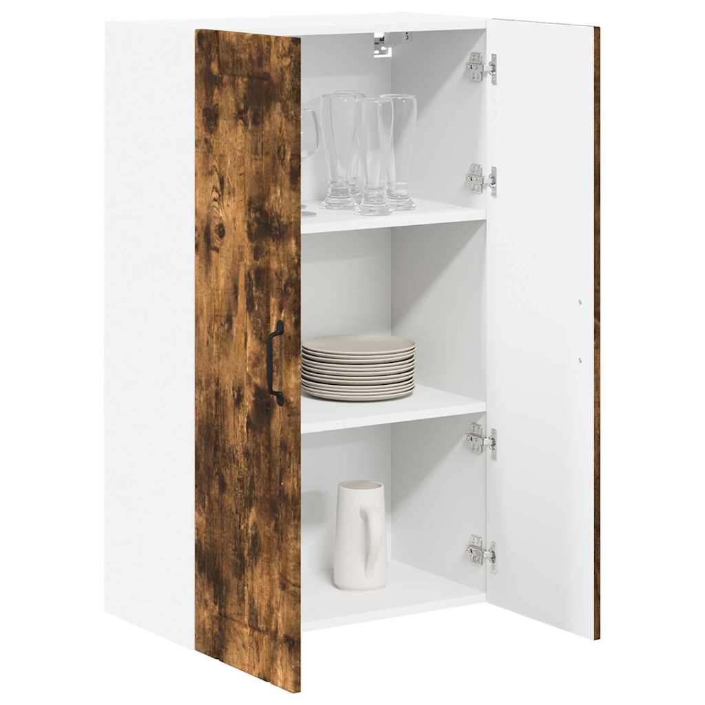 Keukenkast aan de muur met plank Gerookt eiken 60 x 31 x 100 cm