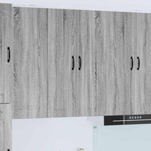 Keukenkast aan de muur met plank Grijs Sonoma 60 x 31 x 100 cm