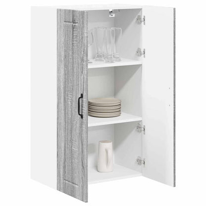 Keukenkast aan de muur met plank Grijs Sonoma 60 x 31 x 100 cm