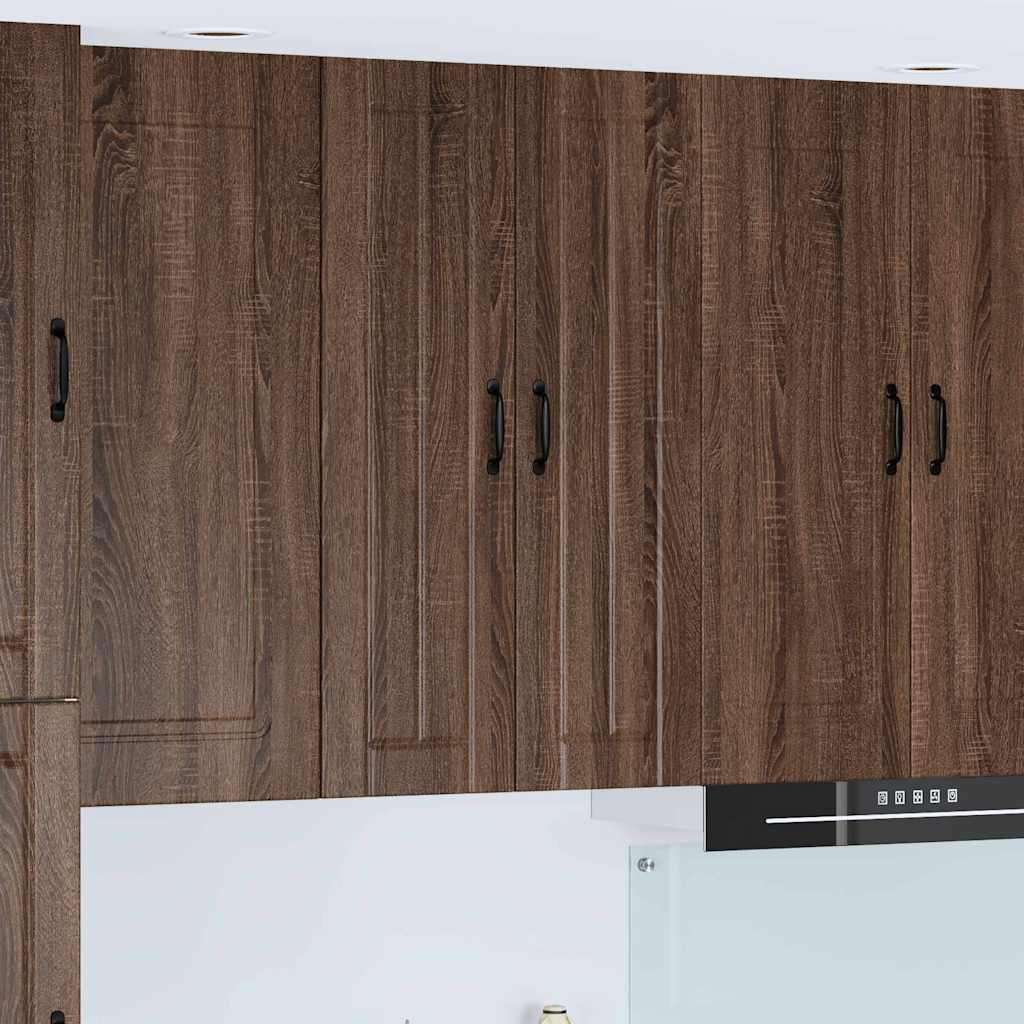 Keukenkast aan de muur met plank Bruin Eiken 60 x 31 x 100 cm
