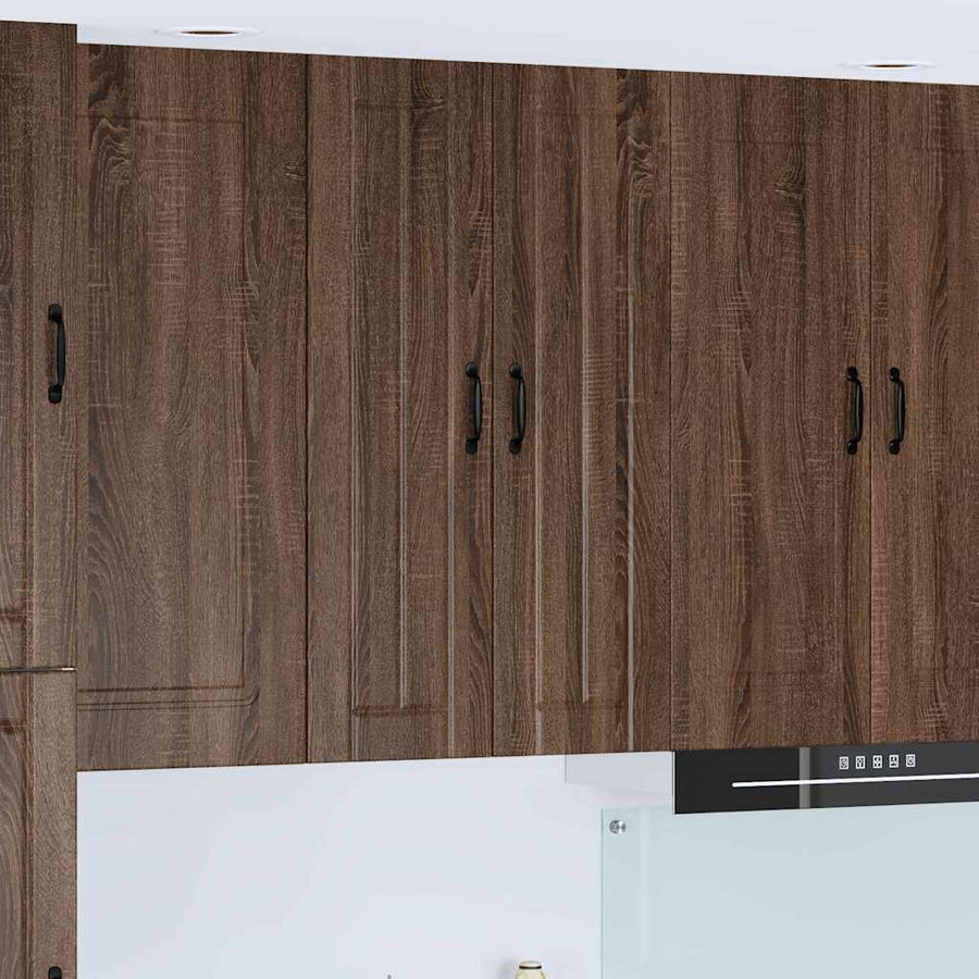Keukenkast aan de muur met plank Bruin Eiken 60 x 31 x 100 cm
