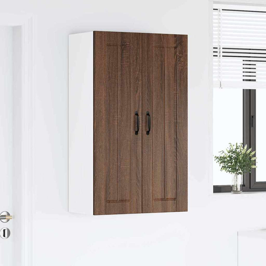 Keukenkast aan de muur met plank Bruin Eiken 60 x 31 x 100 cm