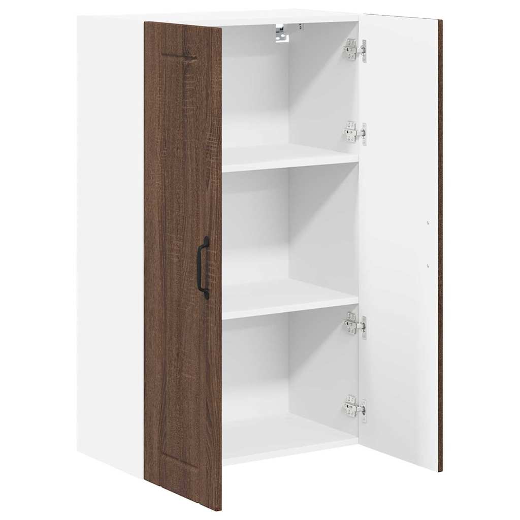 Keukenkast aan de muur met plank Bruin Eiken 60 x 31 x 100 cm