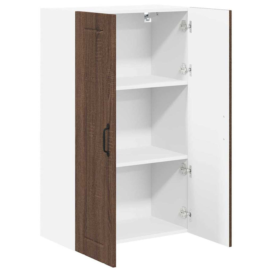Keukenkast aan de muur met plank Bruin Eiken 60 x 31 x 100 cm
