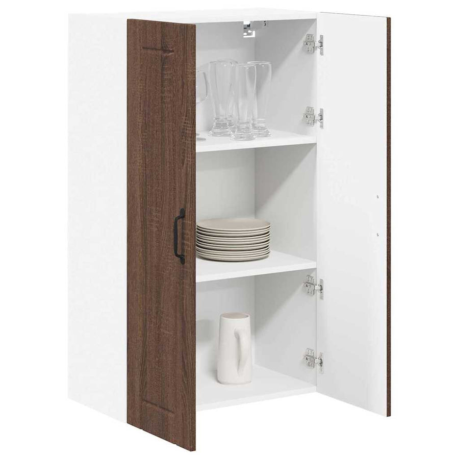 Keukenkast aan de muur met plank Bruin Eiken 60 x 31 x 100 cm