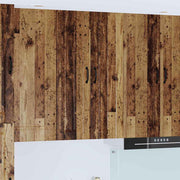 Keukenkast 60x31x100 cm bewerkt hout oud hout