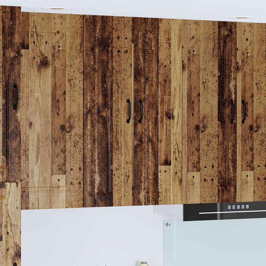 Keukenkast aan de muur Oud Hout 60 x 31 x 100 cm Bewerkt hout
