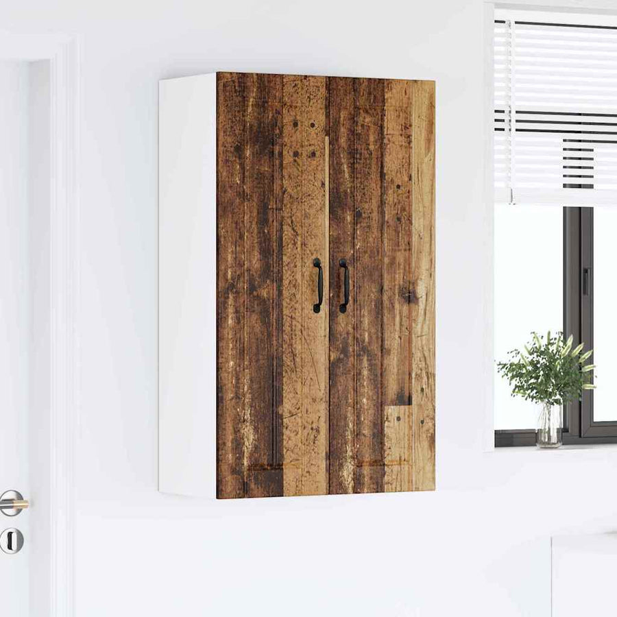 Keukenkast aan de muur Oud Hout 60 x 31 x 100 cm Bewerkt hout