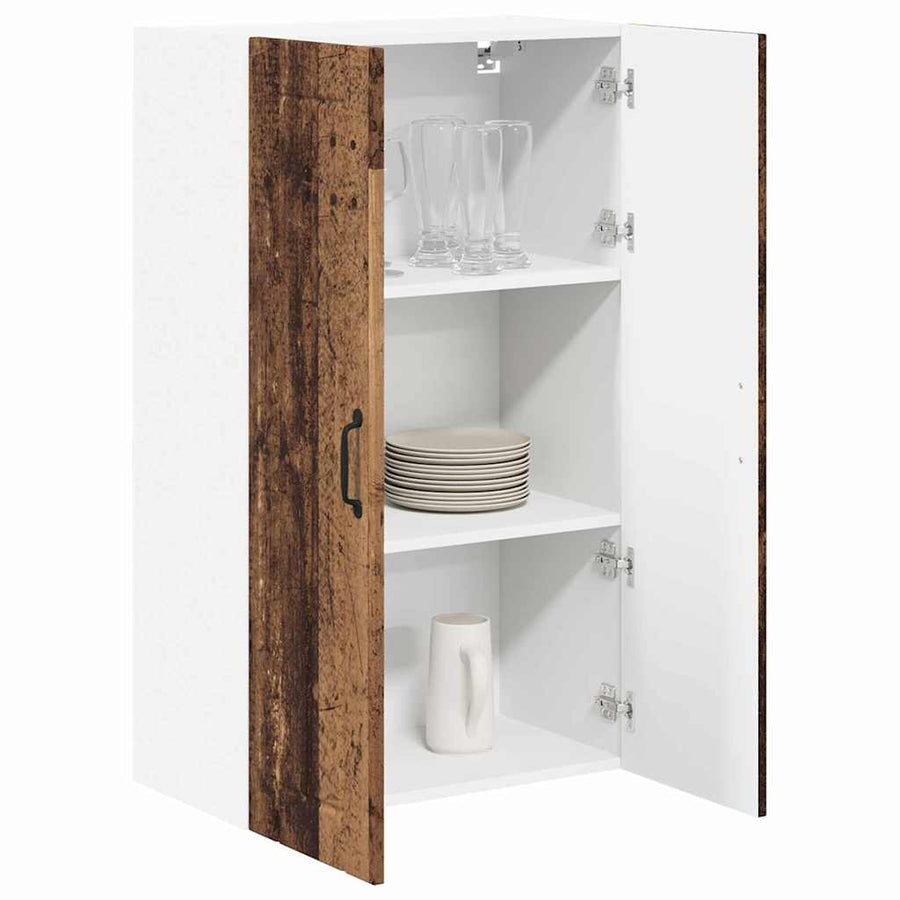 Keukenkast aan de muur Oud Hout 60 x 31 x 100 cm Bewerkt hout