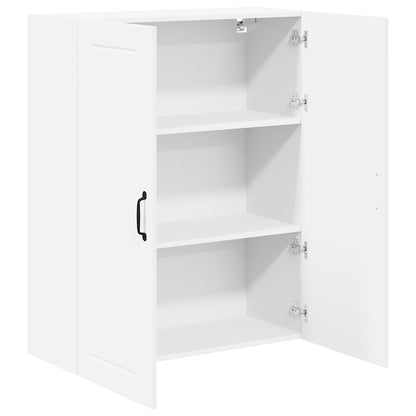 Keukenkast aan de muur Wit 80 x 31 x 100 cm Bewerkt hout