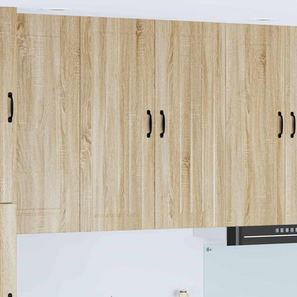 Keukenkast aan de muur met plank Sonoma Eiken 80 x 31 x 100 cm