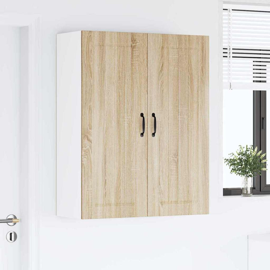 Keukenkast aan de muur met plank Sonoma Eiken 80 x 31 x 100 cm