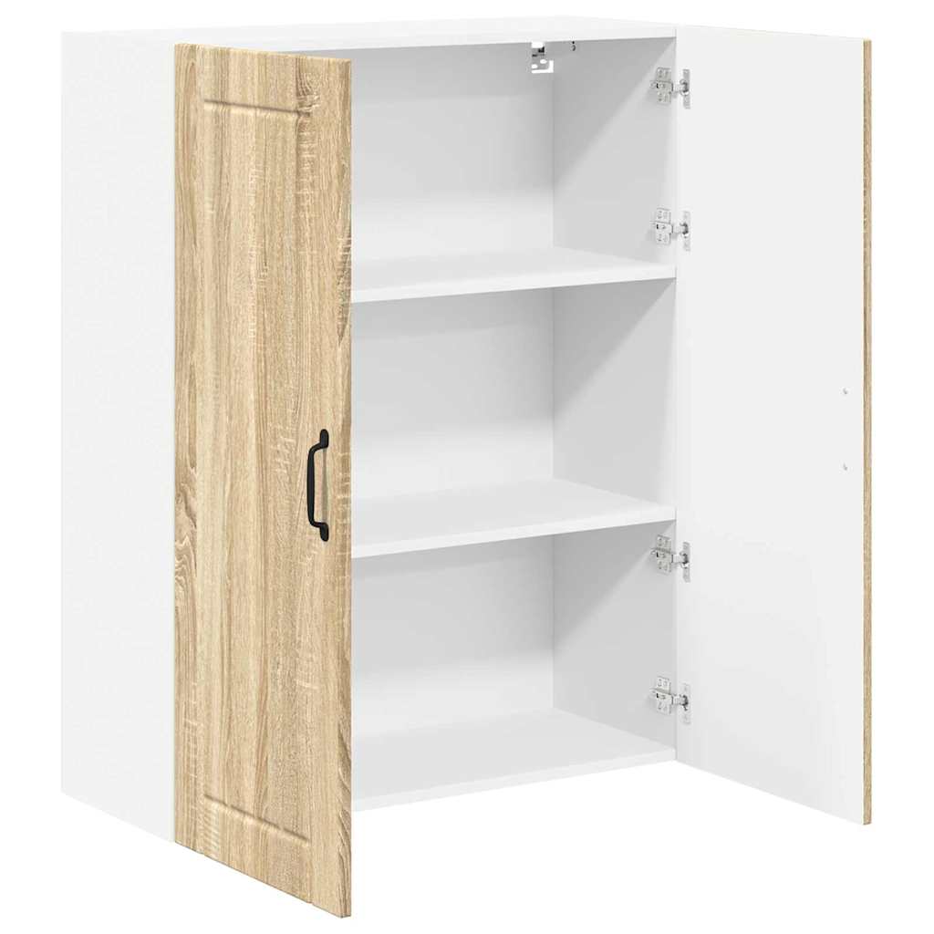 Keukenkast aan de muur met plank Sonoma Eiken 80 x 31 x 100 cm