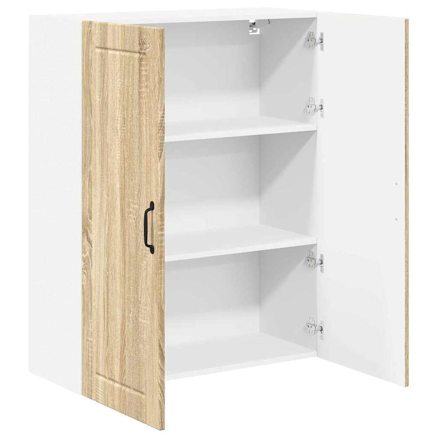 Keukenkast aan de muur met plank Sonoma Eiken 80 x 31 x 100 cm
