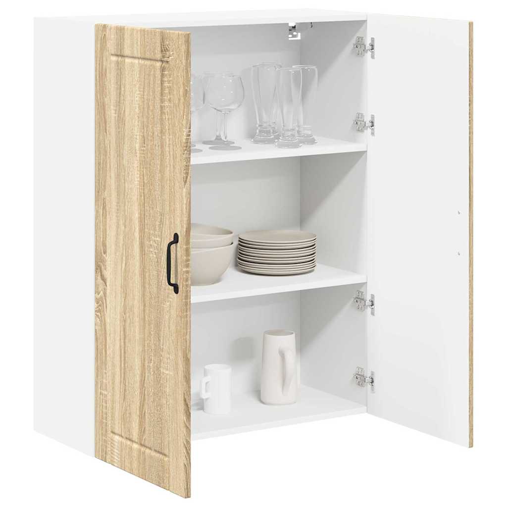 Keukenkast aan de muur met plank Sonoma Eiken 80 x 31 x 100 cm