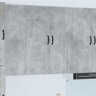 Keukenkast 80x31x100 cm beton grijs bewerkt hout