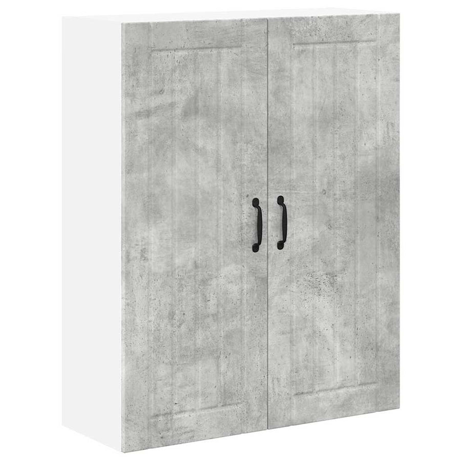 Keukenkast aan de muur met plank Beton Grijs 80 x 31 x 100 cm